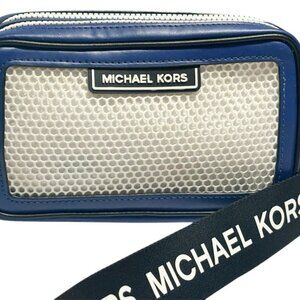 Michael Kors Limited Edition Blue Colour Crossbody Leather Bag